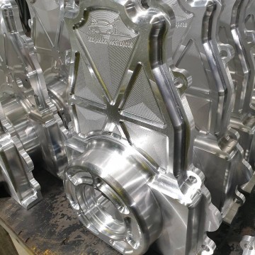 LS billet Joe-Blo  Timing Cover -Crankshaft Support  W  Cam Spud & Provision for Cam Sensor
